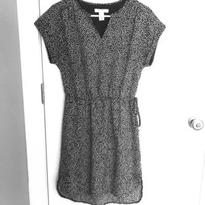 White House Black Market Dress with tie belt waist